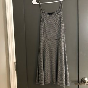 Grey and Black Skater Dress